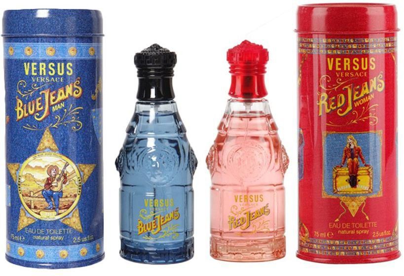 Versace Red and Blue Jeans Combo 75ml Each