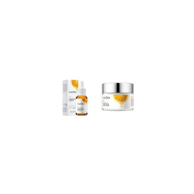 Vitamin C Brightening Serum + Vitamin C Face Cream