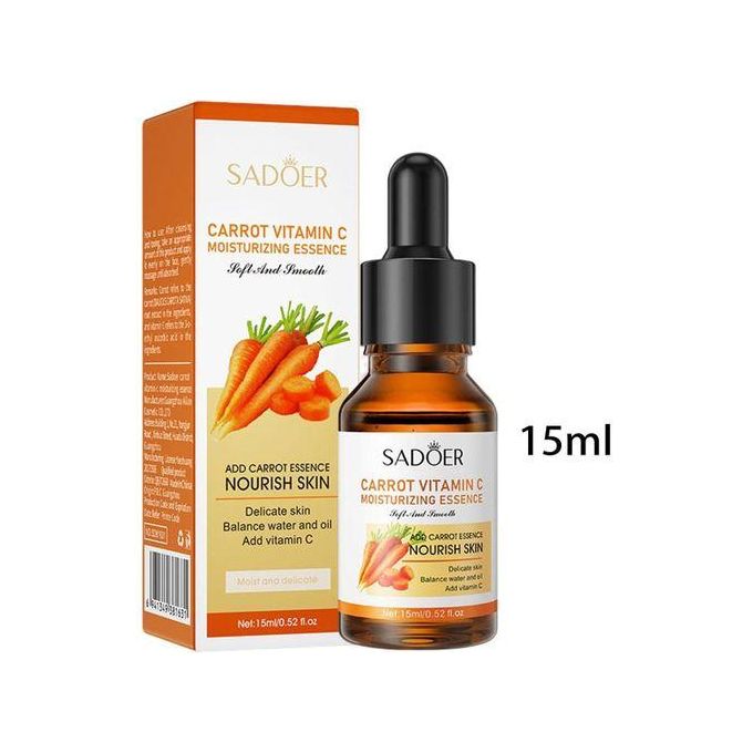 Vitamin C Carrot Face Brightening Skin Care Essence, Facial Serum