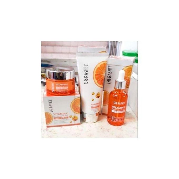 Vitamin C Face Cleanser,Serum +Cream