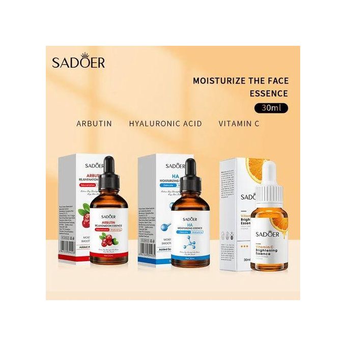 Vitamin C Serum + Arbutin + Hyaluronic Acid Combo
