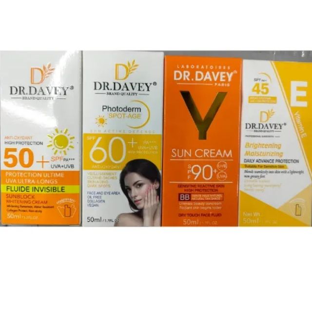 DR. DAVEY Photoderm Spot Age Sunscreen SPF 60 UV Protection Sun Cream