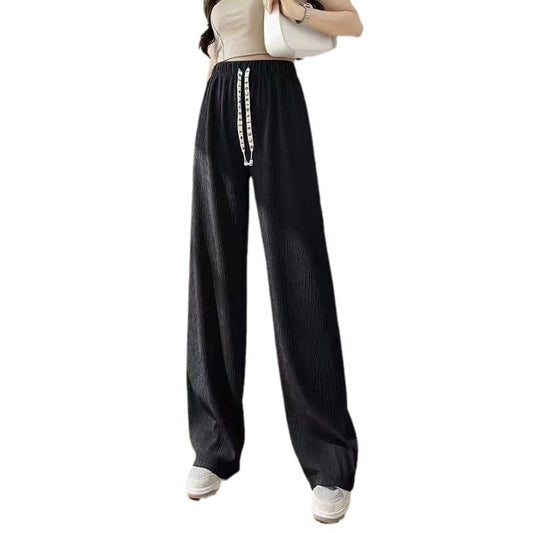 Summer women's clothes thin pants students clothing girls loose straight leg sweatpants trousers ladise long casual sports pants