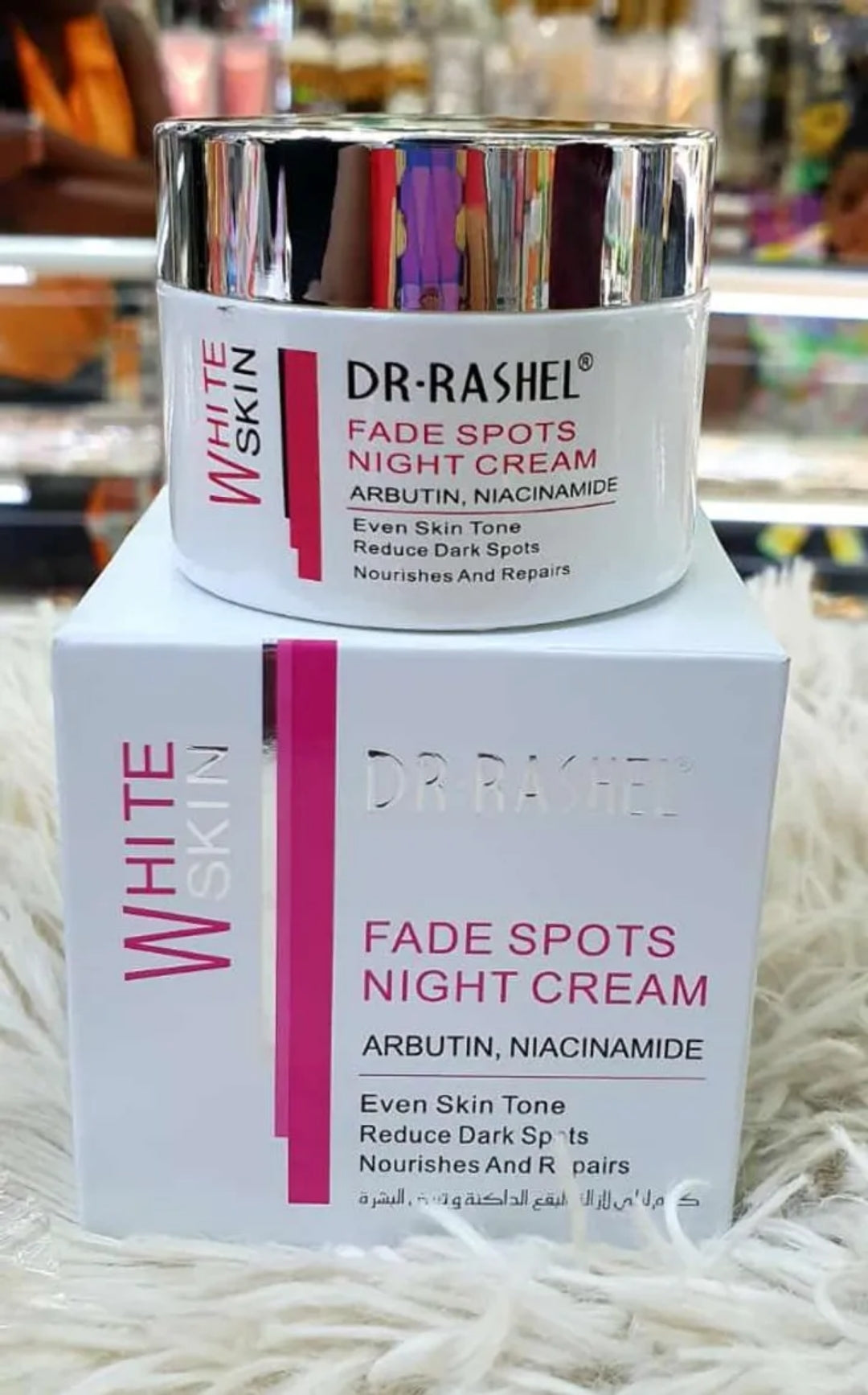 Dr. Rashel White Skin Fade Spots Night Cream Arbutin Niacinamide