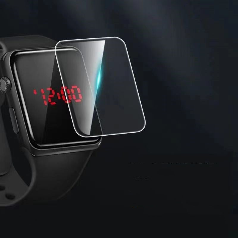 Fashion Square LED Digital Watch Students Luminous Electroplated Sports Electronic Watch Wrist Watch For Men And Women