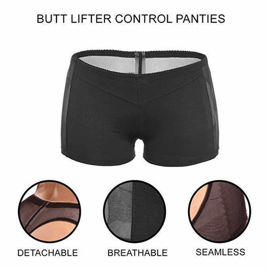 Women Butt Enhancer Butt Lift Shaper Butt Lifter With Tummy Control Female Booty Lifter (Without sponge) Panties Lady Hip shaping panties Briefs Underwear Booty Body Shaper