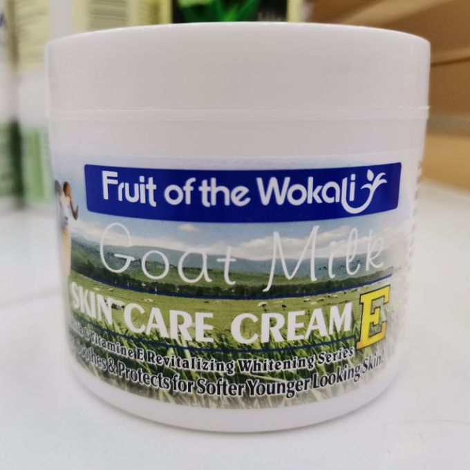 Fruit Of The Wokali Goat Milk & Vitamin E Skin Care Cream, Revitalizing Whitening Series