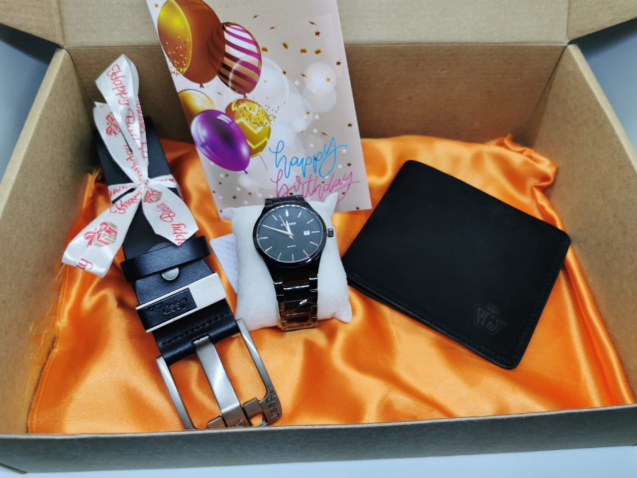 Watch, Wallet and Belt Gift Hamper
