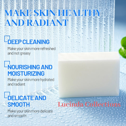 Hyaluronic Acid Moisturizing Cleaning Soap Shea Butter Ceramide Hydrating Smooth Nourishing Skin HA - Disaar