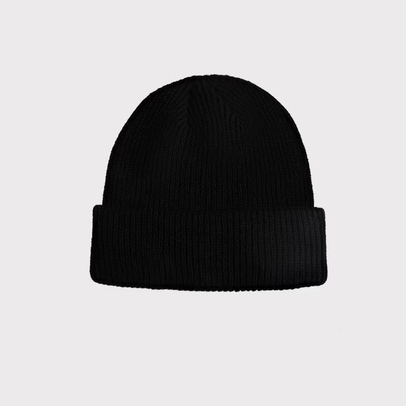 Fashion Hip Hop Beanie Knitted hat Men Skullcap Women Warm Brimless Baggy Melon Hats & Caps short domed knitted hat Men's and women's warm pullover cold hat thin melon