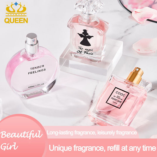 Women's Perfume Perfume Set 30ML*3 in 1 perfume Different scents, long-lasting perfume Fragrance deodorant Perfume spray