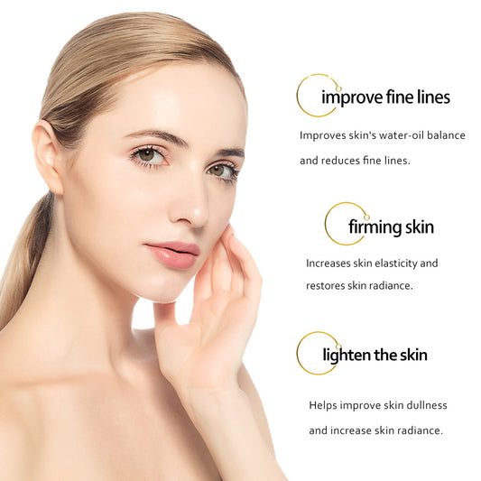 New 24K Gold Niacinamide Face Essence Oil Moisturizing Anti-aging&Wrinkle Hyaluronic Acid Serum Shrinks Pores Repairs Dry Loose Skin