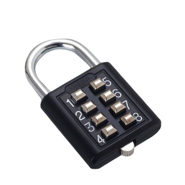 Smart Password Combination Padlock10/8/6 Digits Keypad Lock Outdoor Waterproof Anti-theft Safe Padlock Hasp Mini Code Padlock For School Office Luggage Door Lock Cabinet File Box Locker Toolbox Fence