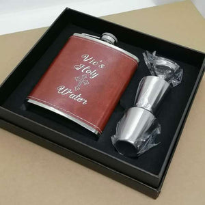 Whiskey Hip Flask Gift Set For Sale