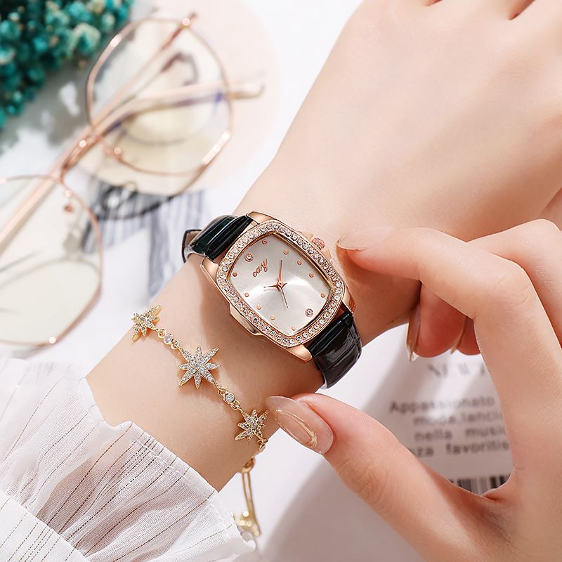 Ladies' Watch Quartz Watch Belt Water Diamond Elegant Diamond Set Watch