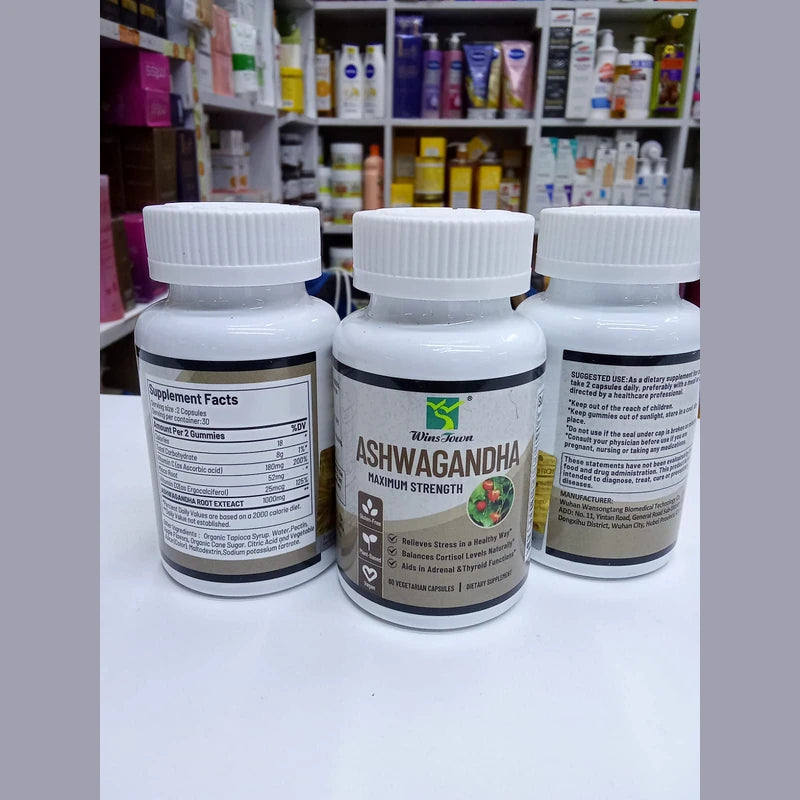 Wins Town Ashwagandha – Maximum Strength Capsules