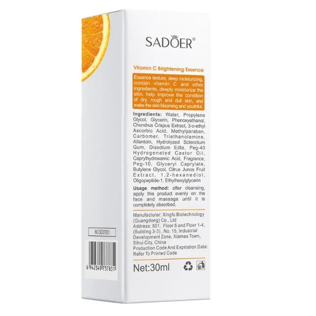 Vitamin C Face Brightening Serum Sadoer Vitamin C Serum Mabox Moisturizing Facial Serum For Radiant Glowing Skin