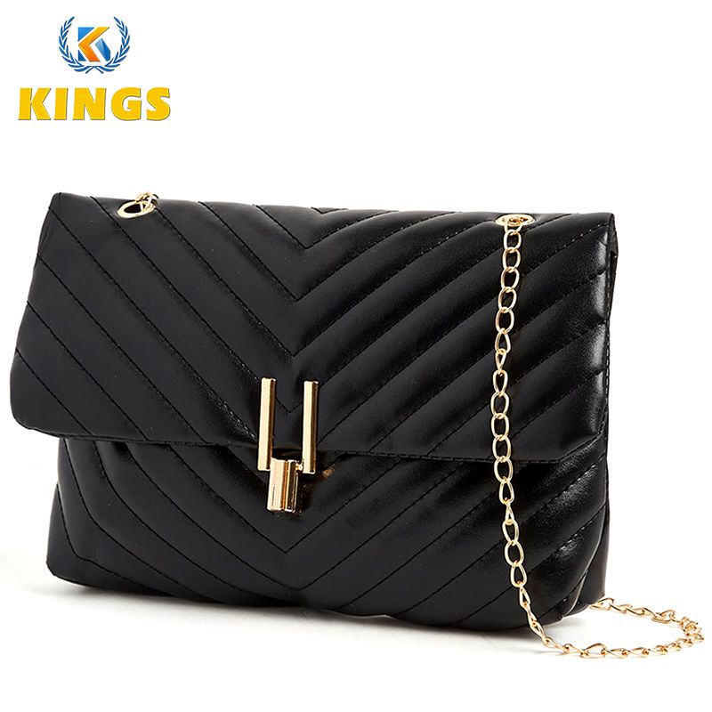 Women Small Cross-body Bag Ladies Chain Bag Phone Bag Clutch Mini Black Bag