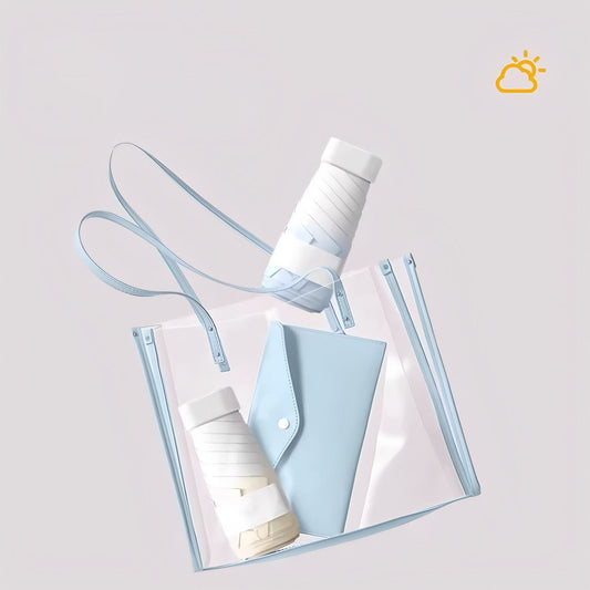 High-Quality Gradient UV Protection Umbrella – Compact & Portable, Manual Foldable Sun & Rain Umbrella, UV Block, Sunshade