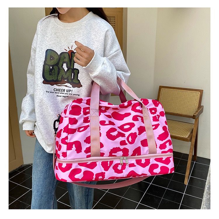 Womens Stylish Waterproof Fitness Travel Bag - Rugged Design for Outdoor Adventures, Ultra-Lightweight & Multi-Purpose and Easy to Carry