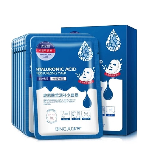10PCS Anti-wrinkle Collagen Face Mask Moisturizing Anti-aging Repair Brightening skincare Oil-Control Replenishment Whitening Aloe Face Care Face Sheet Mask Facial Masks Skin Care