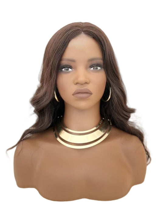 Synthetic Long Curly Wigs - 26 Inch Black | Natural Look (African Women, Quick Install, Budget-Friendly, Birthday Gift)