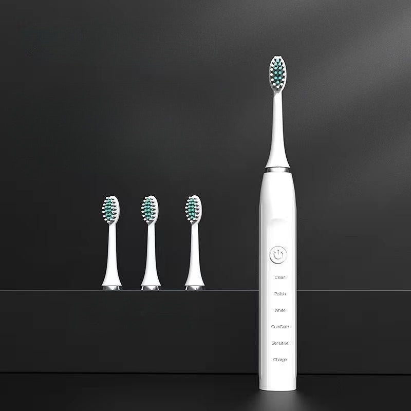Smart electric toothbrush USB rechargeable ultrasonic automatic teeth cleaner set Powered Toothbrushes