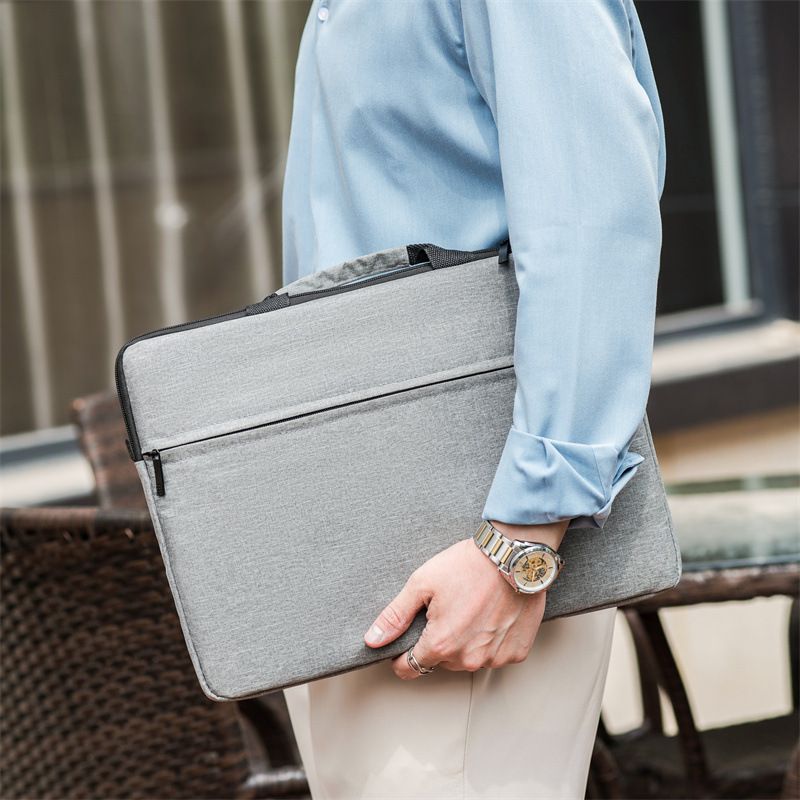 New Arrivals laptop bag Office bag minimalist gift bag file bag data bag tablet computer liner bag traveling bag Can be fixed on the luggage compartment