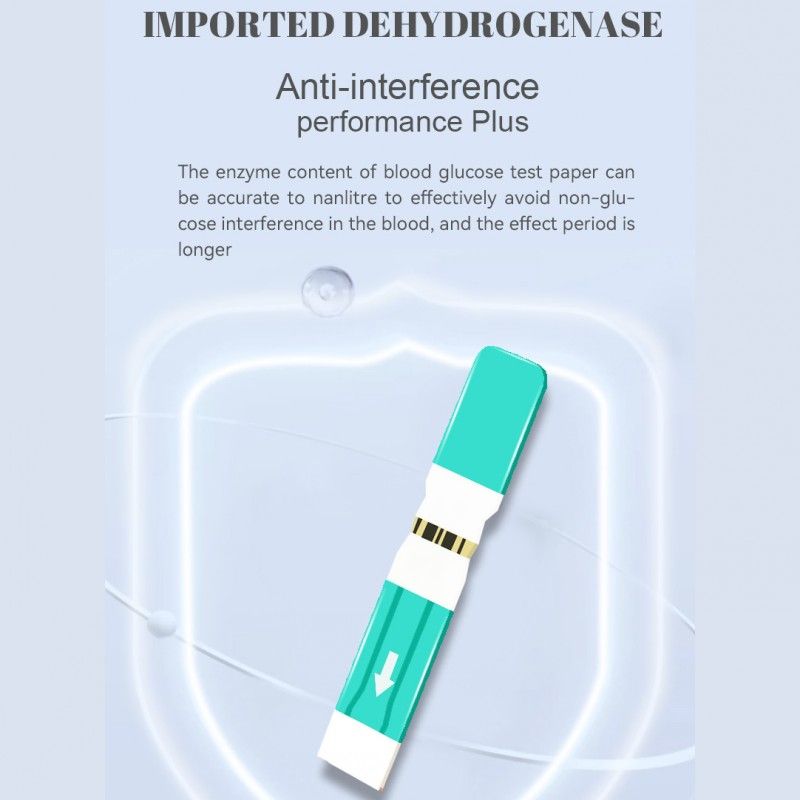 Glucometer Blood Sugar Monitor Blood Glucose Test Machine+50 Strips+50 Lancets