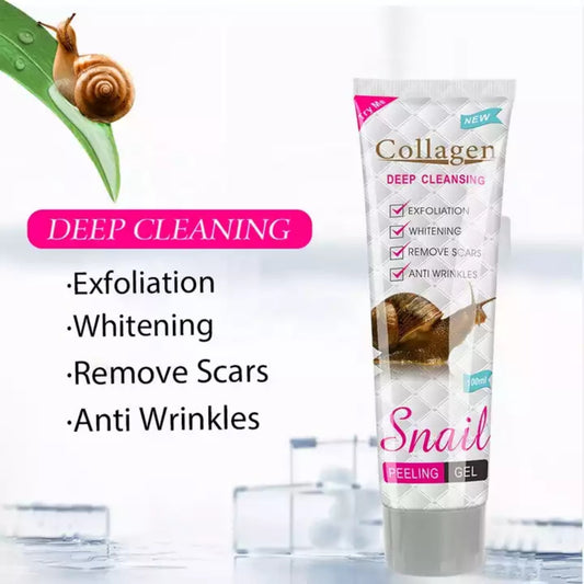 Pei Mei Collagen Snail Peeling Gel - Exfoliating Anti-Wrinkles Whitening Remove Scars Brightening