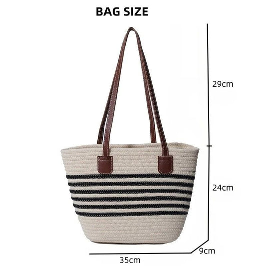 Mateamoda Open-top Canvas Tote Bag