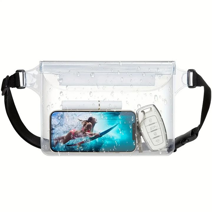 Waterproof Mobile Phone Storage Bag For Swimming Rafting Diving - Keep Your Phone Safe and Dry Waterproof Swimming Bag Ski Drift Diving Shoulder Waist Pack Bag Underwater Mobile Phone Bags Case Cover