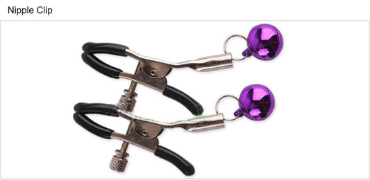 HW Adjustable Nipple Clamp and Clip Entertainment Bell Comfortable to wear,Sex toys SM Massage Tools adult women