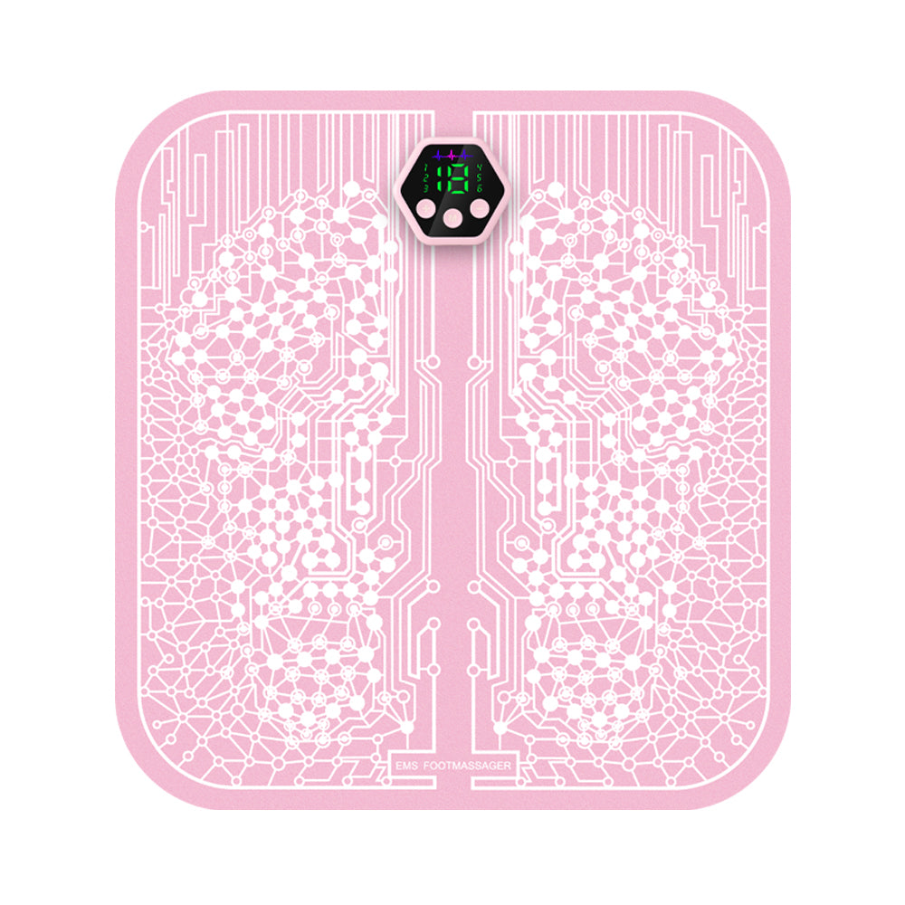 EMS Foot Massager Pad Electric TENS Fisioterapia Mat Massageador Peds Muscular Health Care Relaxation Massager Improve Blood Circulation