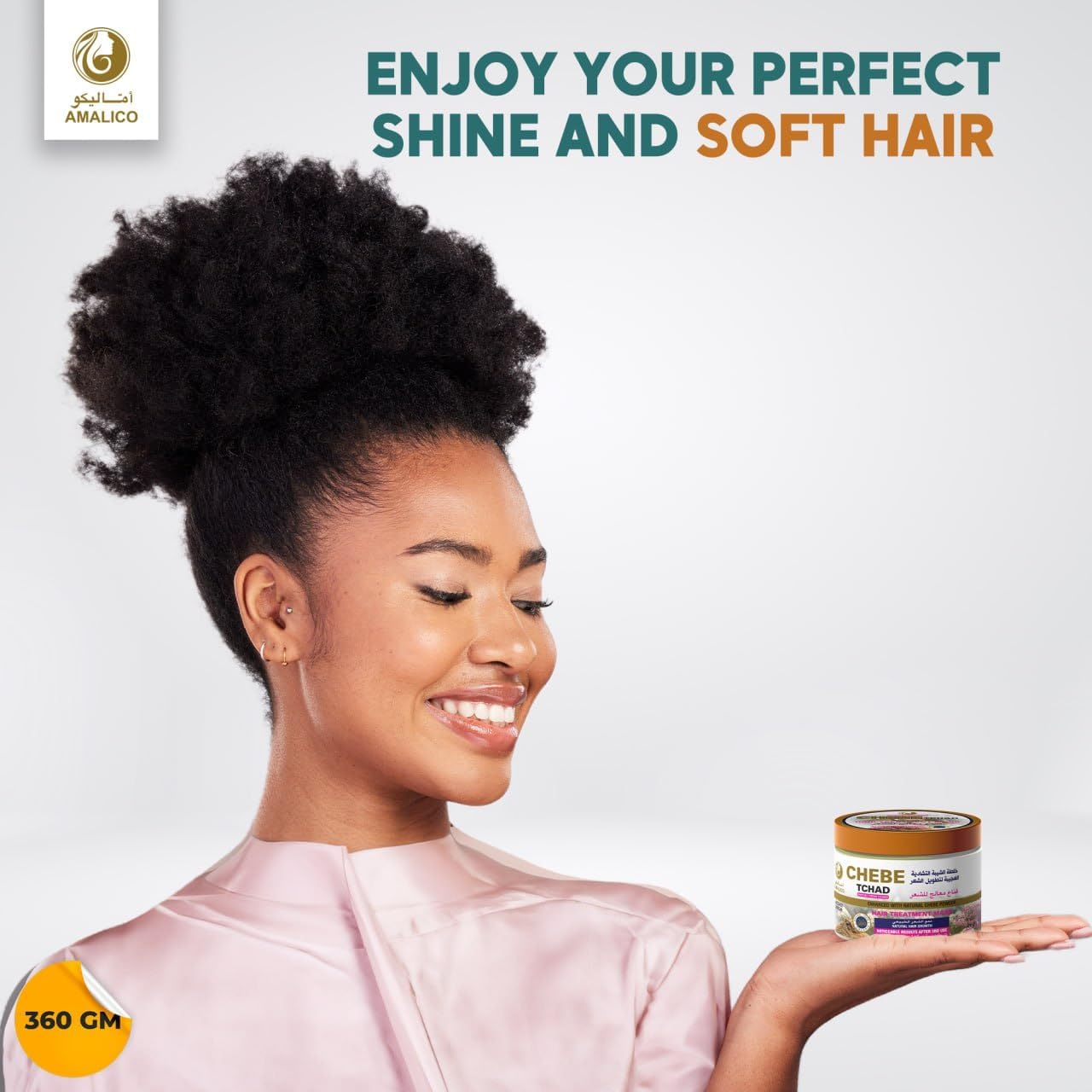 Amalico Chebe Repair Hair Mask for Dry and Frizzy Hair - Ready to Use Chebe Powder for Hair Growth, Hair Mask Treatment for Dry Hair Chebe Powder Hair Care Scalp Care