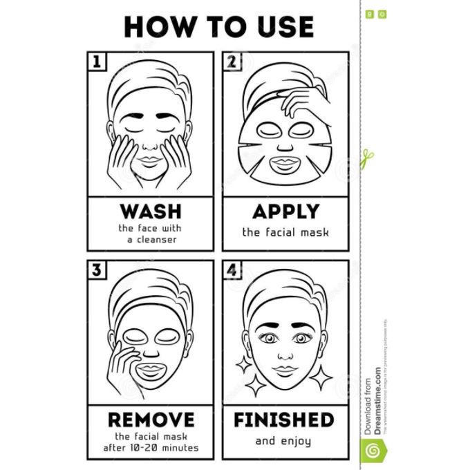 10Pcs Haokali Strawberry Facial Mask Sheet Fruits Gelato Firming Face Mask Face Skin Care