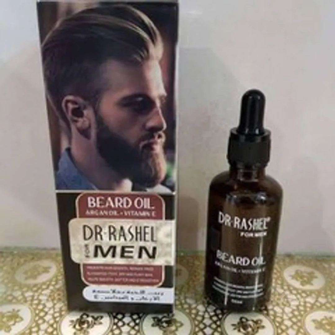 Dr. Rashel Beard Growth Oil With Argan Oil + Vitamin E For Men