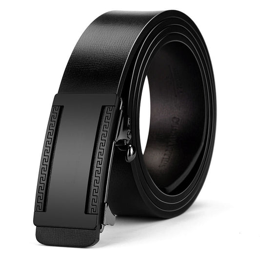 Men Belts Automatic Buckle Belt PU Leather Inner Wear Toothless High Quality Belts For Men Leather Strap Casual Business Jeans Belts Men Luxury Designer Brand