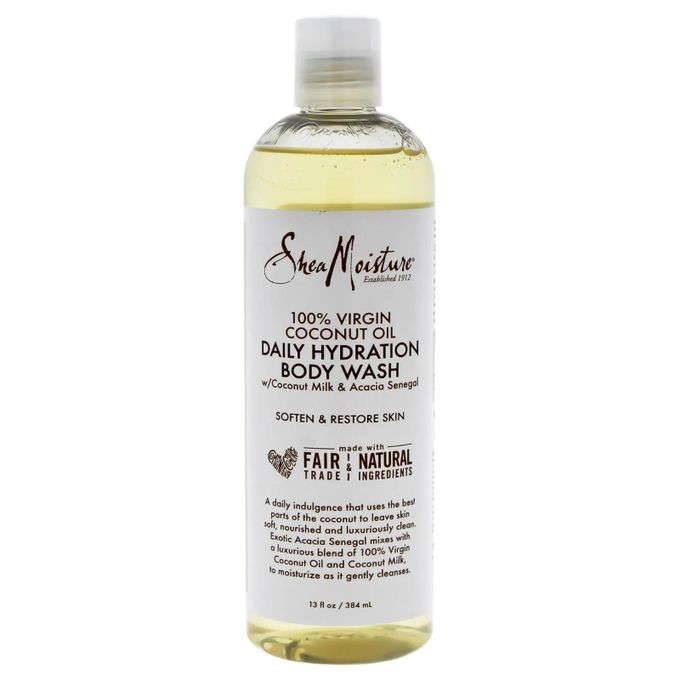 100% Virgin Coconut Oil Daily Hydration Body Wash, 13 oz