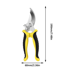 1Pcs Pruner Garden Scissors Professional Sharp Bypass Pruning Shears Tree Trimmers Secateurs Hand Clippers Garden Beak Scissors