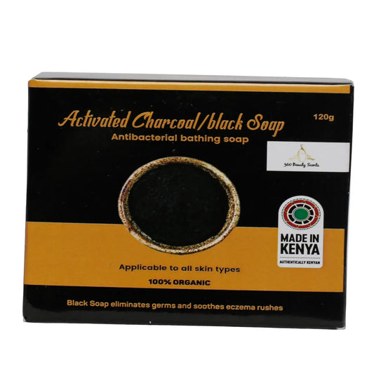 Activated charcoal soap