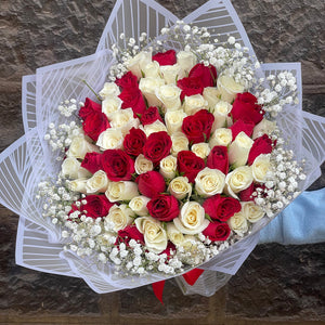 40 Hand Picked Roses flower set