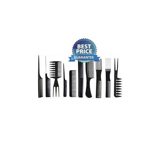 10pcs Professional Hair Styling Comb Set