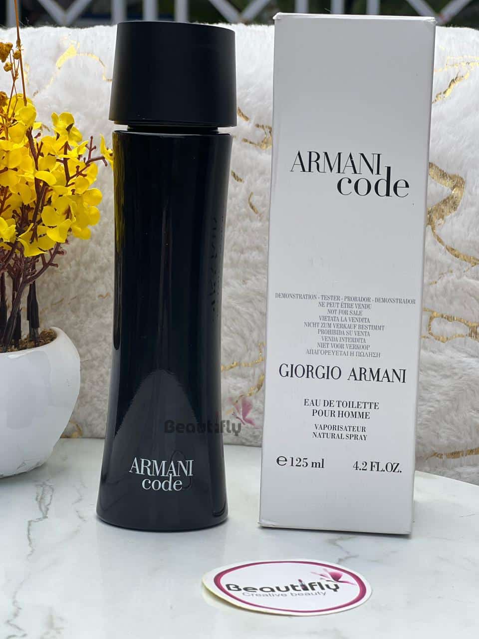 Generic Armani Code â€“ Giorgio Armani â€“ 75ml EDP Tester for Women Plus free 5 travel spray and Deodorant