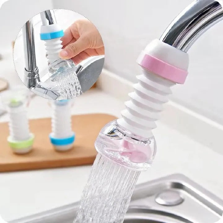 Universal telescopic water-saving device with splash-proof nozzle joint and anti-base water artifact externally connected with splash-proof shower nozzle