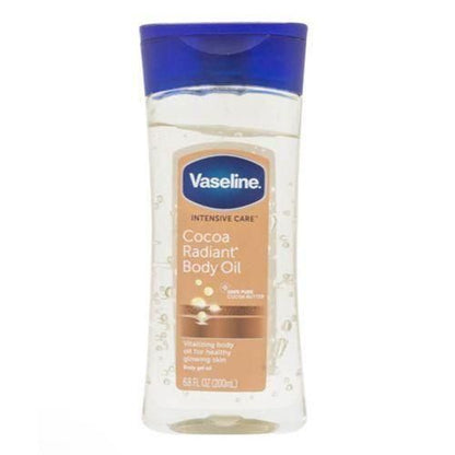 PALMER'S 2 In 1 BODY MOISTURIZERS: Cocoa Butter Formula With Vitamin E + Vaseline Intensive Care Cocoa Radiant Body Oil