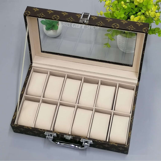12 Slot Watch Box Organizer|Gifts for Him&Her