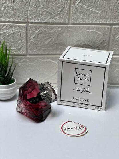 Generic Lancome â€“ La Nuit Tresor a la folie â€“ 75ml EDP Tester for Women Plus free 5 travel spray and Deodorant