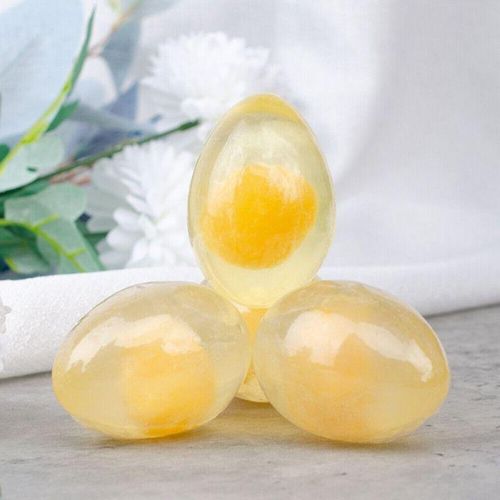 Organic 3 pcs of Egg Collagen Soap for Face and Body