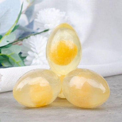 Organic 3 pcs of Egg Collagen Soap for Face and Body